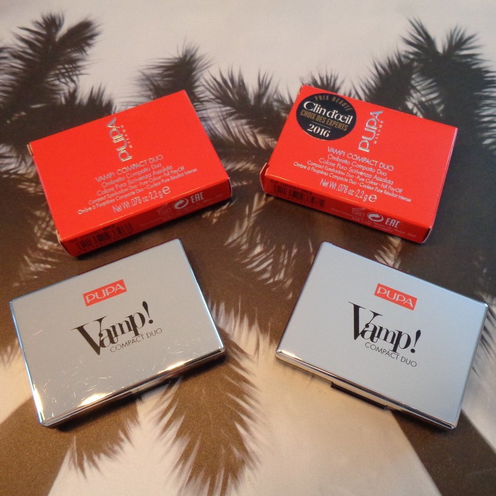 BOGO VAMP! COMPACT DUO EYESHADOW Pupa Milano made Italy